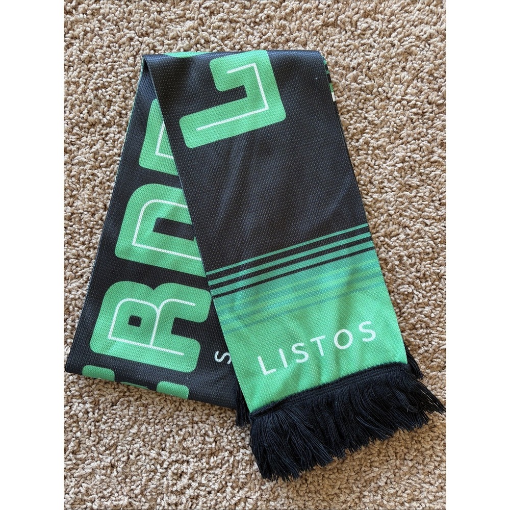 Ruffneck LOS VERDES Austin FC Inaugural‎ Season Skull Soccer Scarf Green/Black